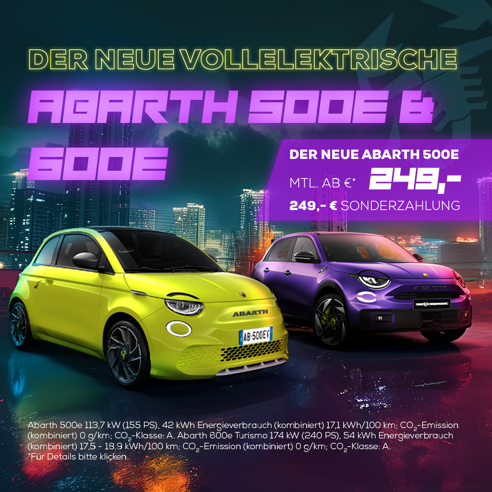 Beitragsbild Abarth 500e 600e