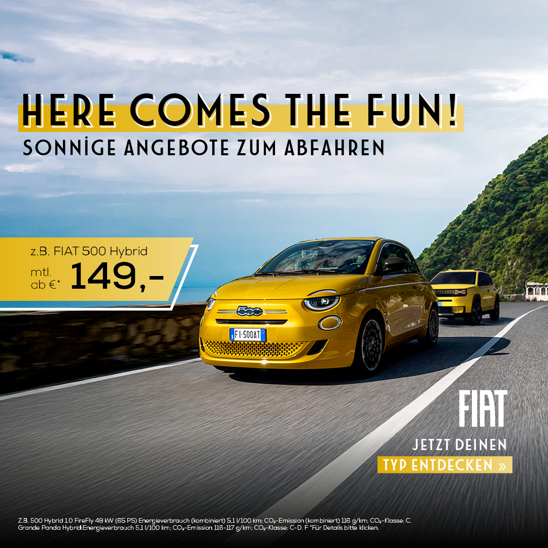 BEITRAG Online Fiat Summer Deals