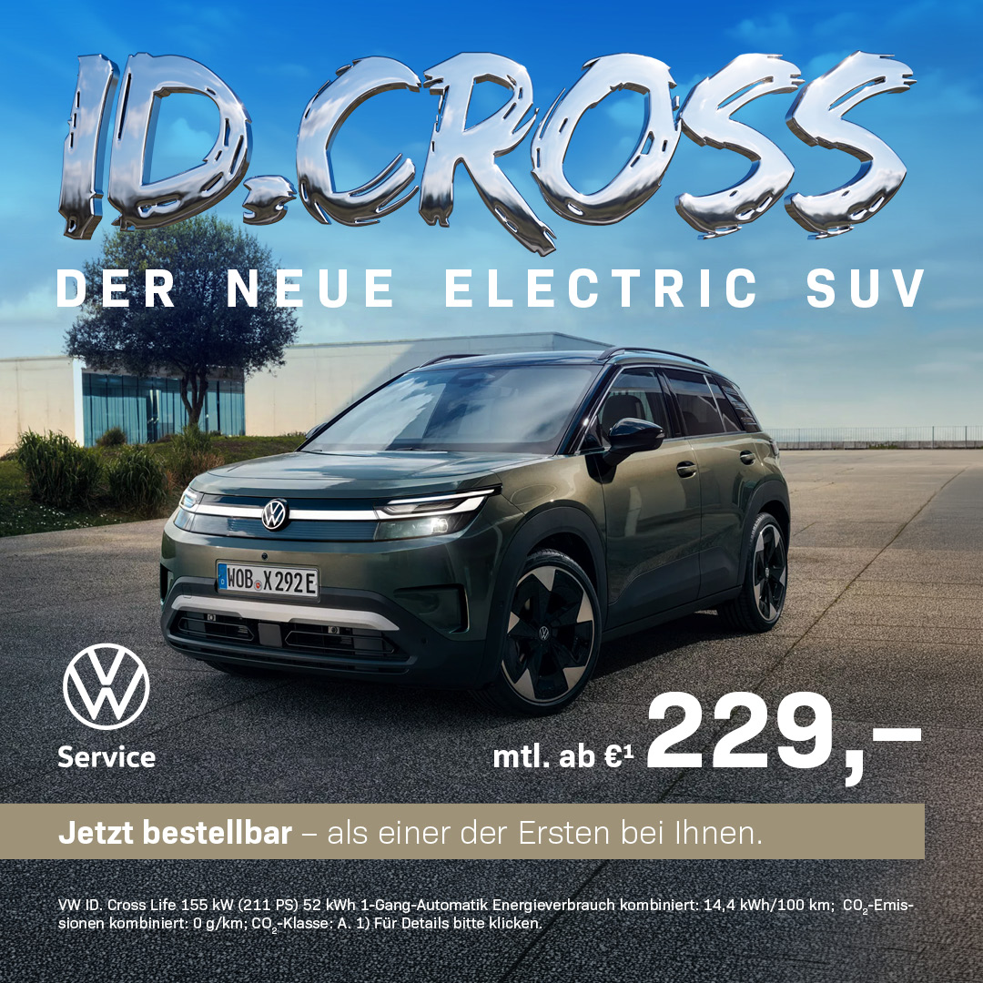 BEITRAGSBILD NEW VW ID CROSS